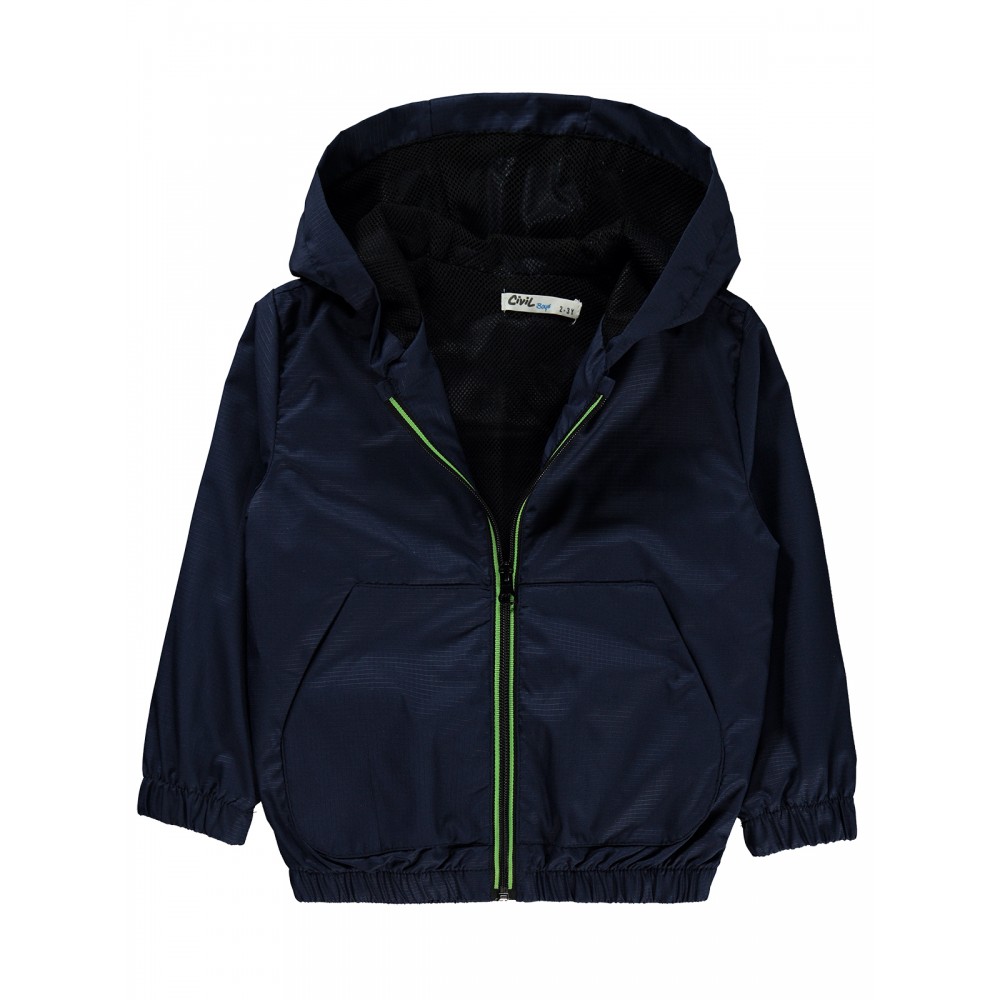 Wholesale - Civil Boys - Navy - -Raincoat-2-3-4-5 Year (1-1-1-1) 4 Pieces