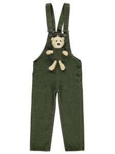 Wholesale - Civil Girls - Khaki - Girl-Dungarees-2-3-4-5 Year (1-1-1-1) 4