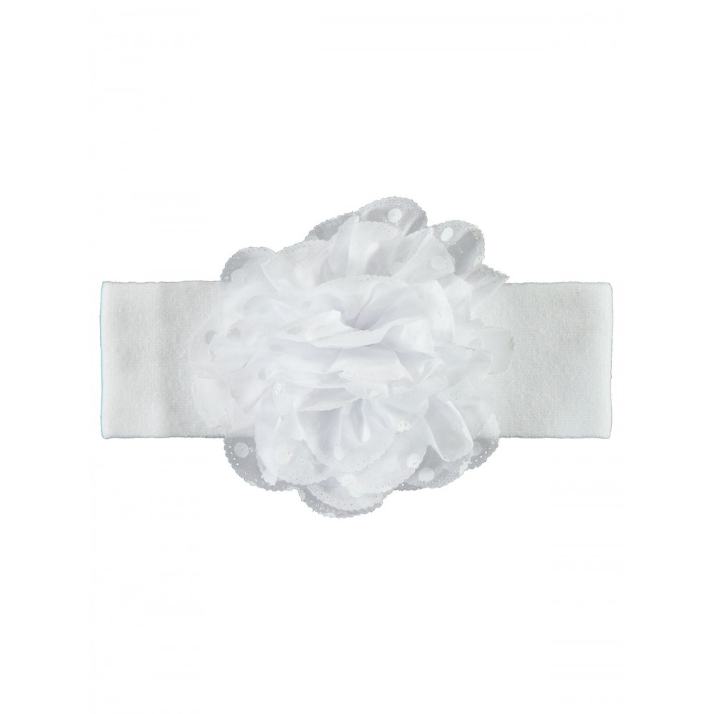 Wholesale - Minidamla-Lüks Tekin - White - -Scrunchy-S Size (Of 6) 6 Pieces