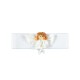 Wholesale - Minidamla-Lüks Tekin - White - -Scrunchy-S Size (Of 6) 6 Pieces