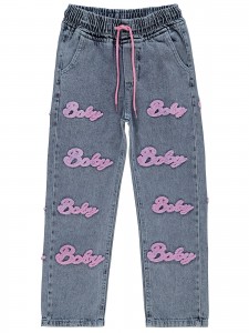 Wholesale - Civil Girls - Ice Blue - Girl-Trousers-6-7-8-9 Year (1-1-1-1) 4