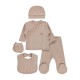 Wholesale - Civil Baby - Dark Powder - Baby-Snapsuit Sets-50 Month (Of 4) 4 Pieces