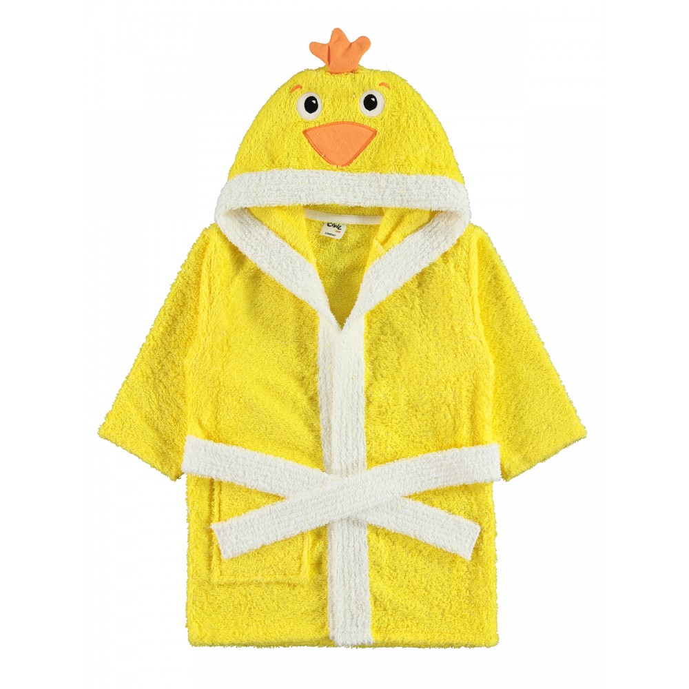 Wholesale - Civil Baby - Yellow - Baby-Bathrobe-S Size (Of 4) 4