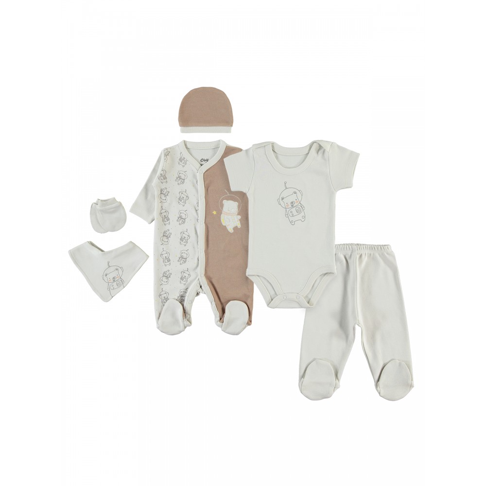 Wholesale - Civil Baby - Brown - Baby-Snapsuit Sets-50 Month (Of 2 ) 2