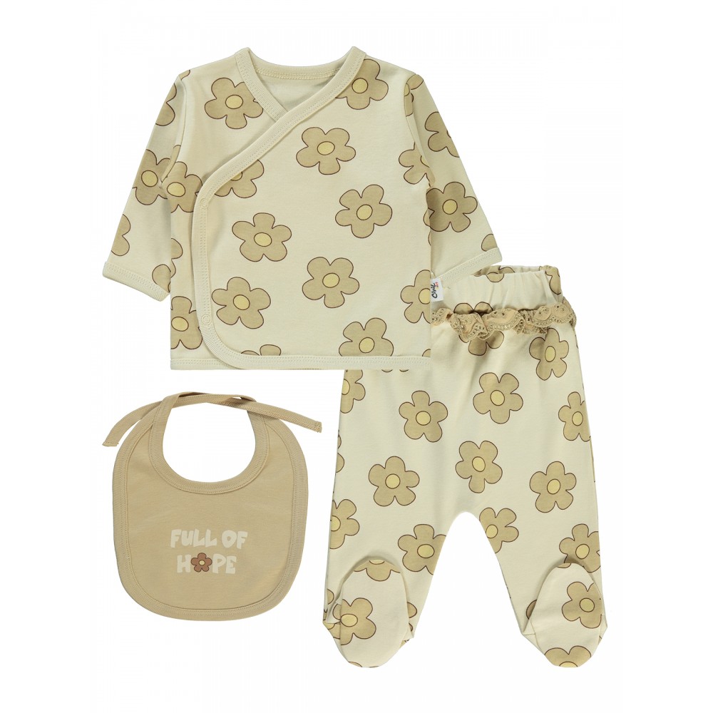 Wholesale - Civil Baby - Milkybrown - Baby-Snapsuit Sets-50 Month (Of 4) 4