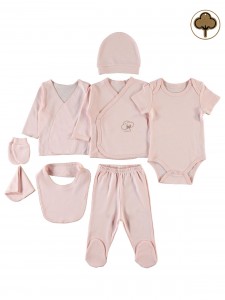 Civil Baby - Pink - Baby-Snapsuit Sets-50 Month (1) 1