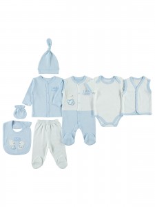 Wholesale - Civil Baby - Blue - -Snapsuit Sets-50 Month (Of 2 ) 2 Pieces