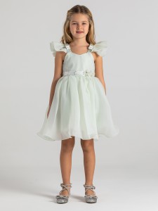 Wholesale - Civil Girls - Light Green - Girl-Occasional Dresses-6-7-8-9 Year (1-1-1-1) 4