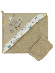 Wholesale - Civil Baby - Milkybrown - Baby-Towel-S Size (Of 2) 2