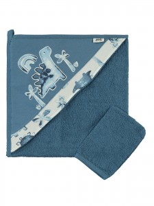 Wholesale - Civil Baby - Indigo - Baby-Towel-S Size (Of 2) 2