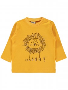 Wholesale - Civil Baby - Mustard - Baby-Sweatshirt-68-74-80-86 Month (1-1-1-1) 4