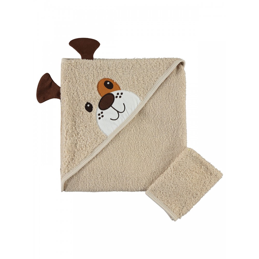 Wholesale - Civil Baby - Milkybrown - Baby-Towel-S Size (Of 4) 4 Pieces