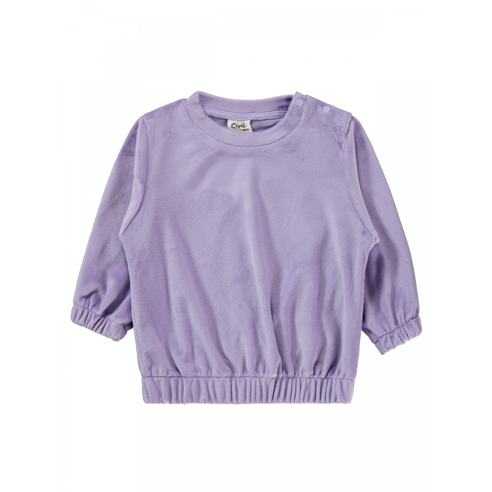 Civil Baby - Pink-Damson - Baby-Sweatshirt-68-74-80-86 Size (1-1-2-2) 6