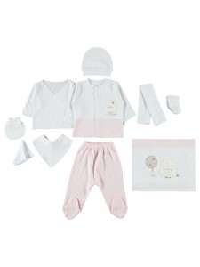 Civil Baby - Pink - Baby-Snapsuit Sets-50 Month (1) 1