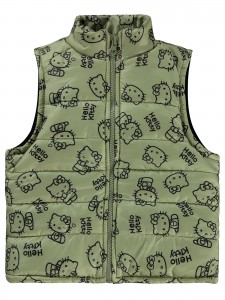 Hello Kitty - Green - Girl-Waistcoat-2-3-4-5 Year (1-1-1-1) 4