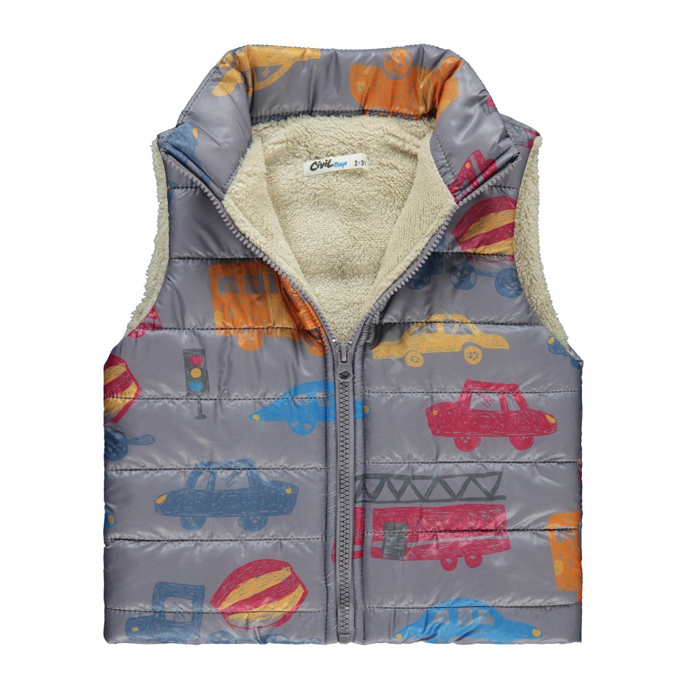 Civil Boys - Grey - Boy-Waistcoat-2-3-4-5 Year (1-1-1-1) 4