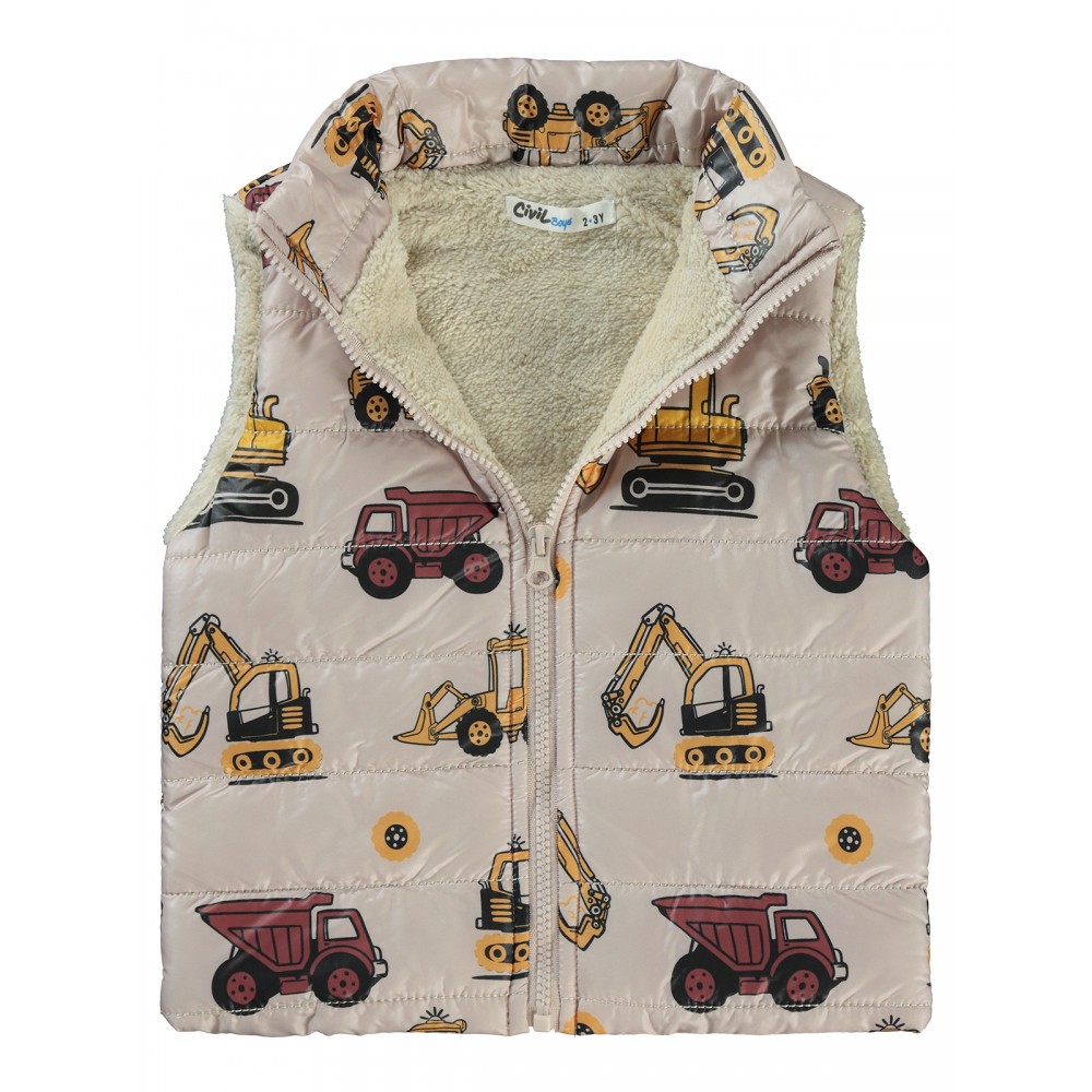 Civil Boys - Stone - Boy-Waistcoat-2-3-4-5 Year (1-1-1-1) 4