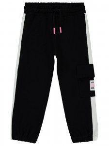 Civil Girls - Black - Girl-Track Pants-2-3-4-5 Year (1-1-1-1) 4