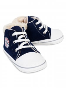 Papulin - Navy - Baby-Booties-17-18-19 Number (4-4-4) 12