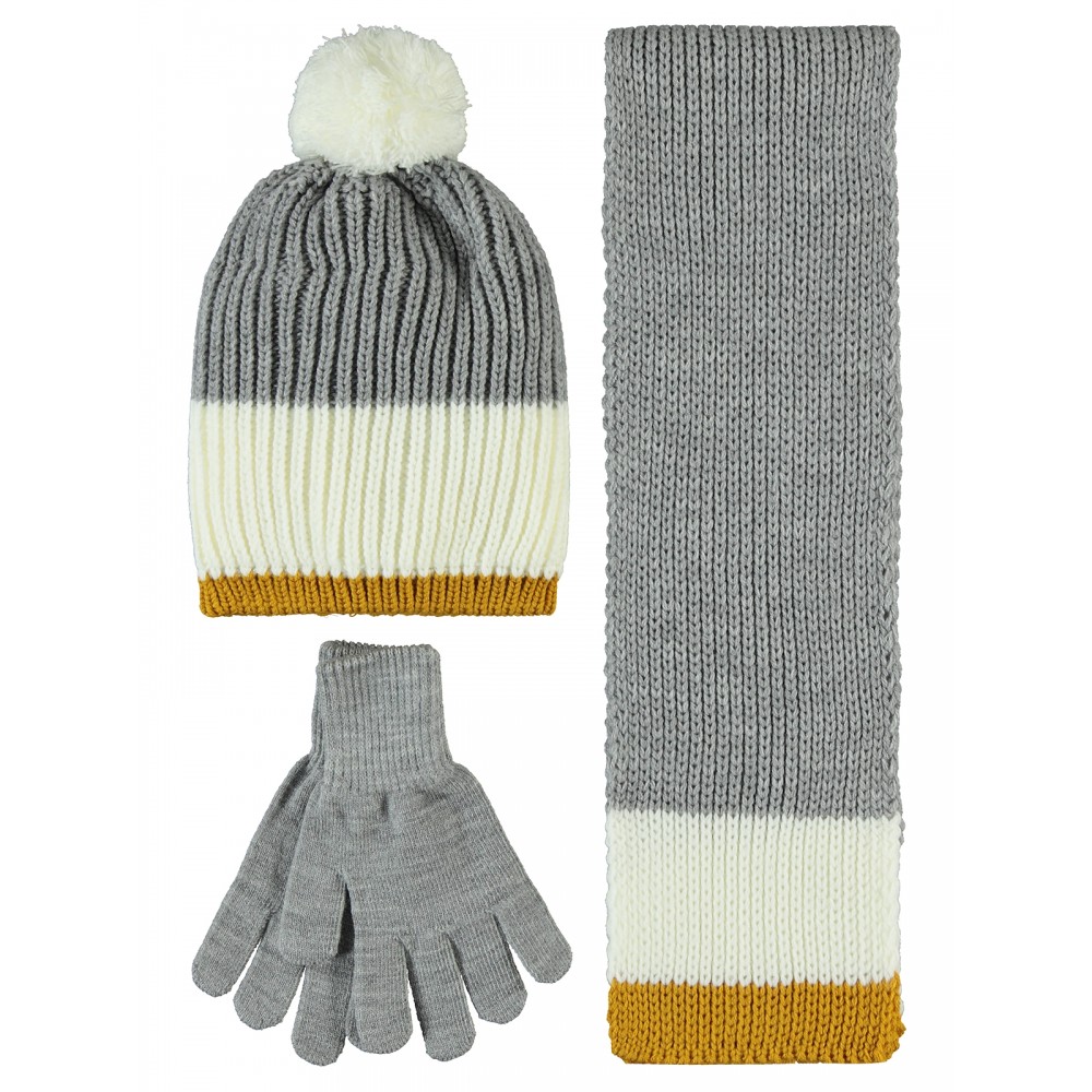 Civil Boys - Grey - Boy-Scarf Beanie Glove Sets-S Size (Of 4) 4