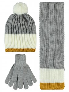 Civil Boys - Grey - Boy-Scarf Beanie Glove Sets-S Size (Of 4) 4