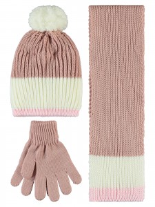 Civil Girls - Pink - Girl-Scarf Beanie Glove Sets-S Size (Of 4) 4