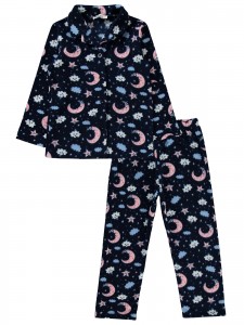 Civil Girls - Navy - Girl-Pajamas Set-6-7-8-9 Year (1-1-1-1) 4