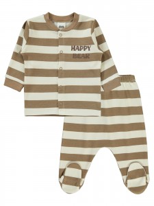 Civil Baby - Light Brown - Baby-Pajamas Set-56-62-68 Month(1-1-1) 3