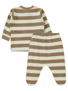 Civil Baby - Light Brown - Baby-Pajamas Set-56-62-68 Month(1-1-1) 3