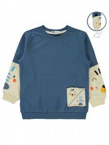 Civil Boys - Indigo - Boy-Sweatshirt-2-3-4-5 Year (1-1-1-1) 4