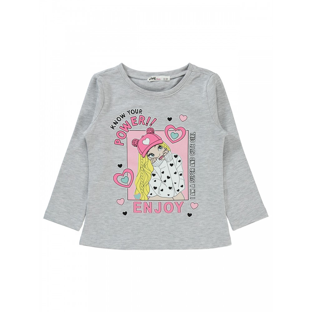 Civil Girls - Snow Marl - Girl-Sweatshirt-2-3-4-5 Year (1-1-1-1) 4