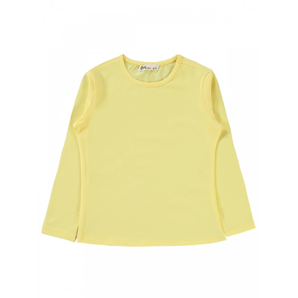 Civil Girls - Light Yellow - Girl-Sweatshirt-6-7-8-9 Year (1-1-1-1) 4