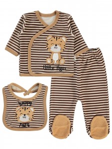 Civil Baby - Dark Milk Coffee - Baby-Bodysuit Sets-50 Month (Of 2 ) 2