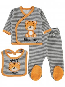 Civil Baby - Pumpkin - Baby-Bodysuit Sets-50 Month (Of 2 ) 2