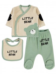 Civil Baby - Khaki - Baby-Bodysuit Sets-50 Month (Of 2 ) 2