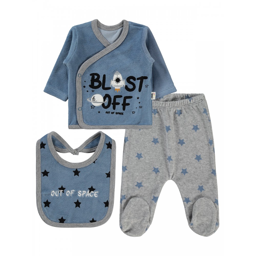 Civil Baby - Gray Melange - Baby-Bodysuit Sets-50 Month (Of 2 ) 2