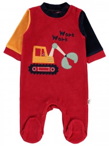 Civil Baby - Red - Baby-Jumpsuit-56-62-68 Month(1-1-1) 3