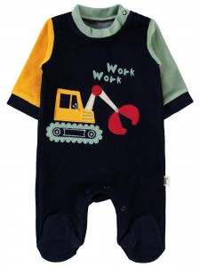 Civil Baby - Navy - Baby-Jumpsuit-56-62-68 Month(1-1-1) 3