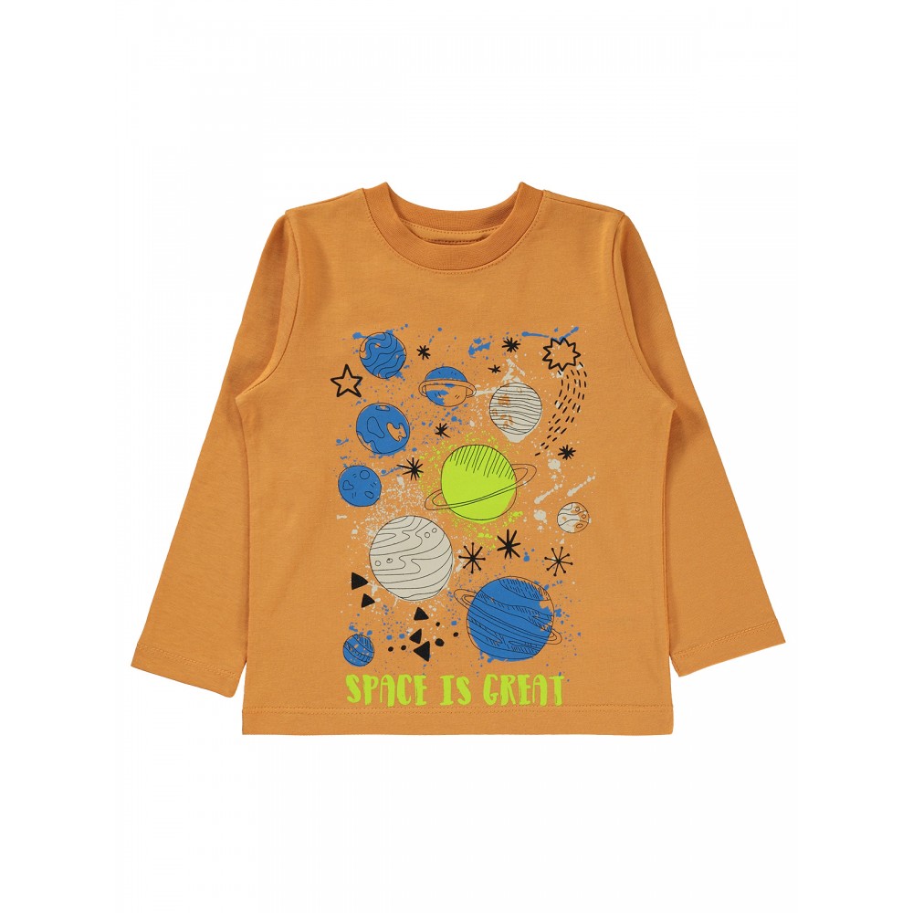 Civil Boys - Dark Orange - Boys-Sweatshirt-2-3-4-5 Year (1-1-1-1) 4