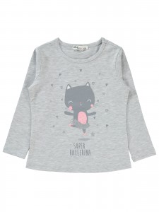 Civil Girls - Heather Gray Melange - Girls-Sweatshirt-2-3-4-5 Year (1-1-1-1) 4