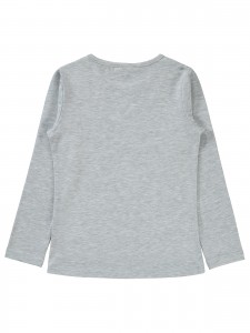 Civil Girls - Heather Gray Melange - Girls-Sweatshirt-6-7-8-9 Year (1-1-1-1) 4