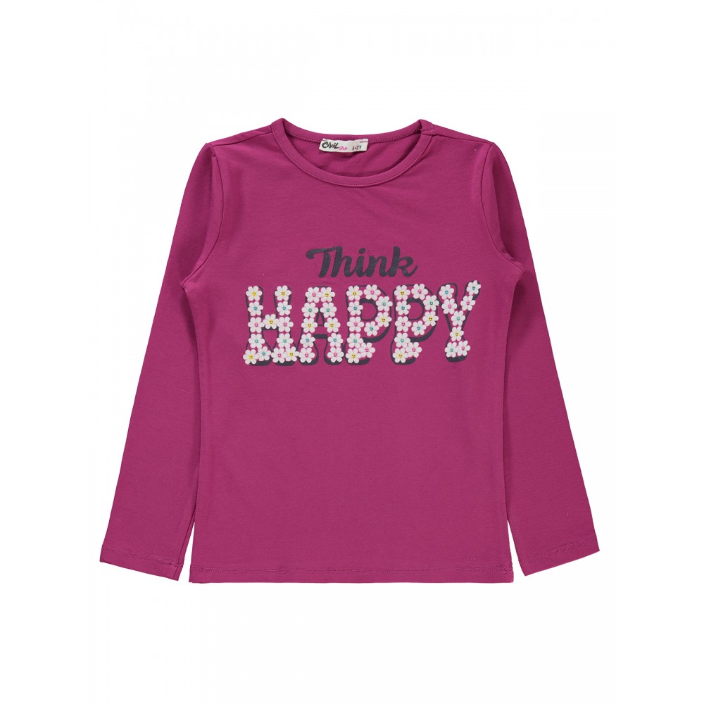 Civil Girls - Amaranth Color - Girls-Sweatshirt-6-7-8-9 Year (1-1-1-1) 4