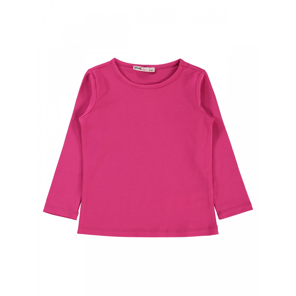 Civil Girls - Bright Pink - Girls-Sweatshirt-2-3-4-5 Year (1-1-1-1) 4