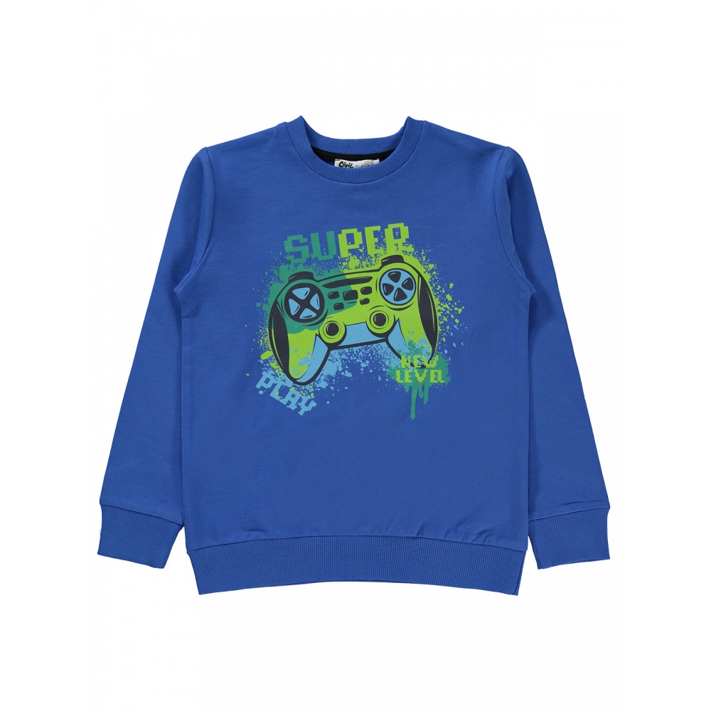 Civil Boys - Saxe Blue - Boys-Sweatshirt-6-7-8-9 Year (1-1-1-1) 4