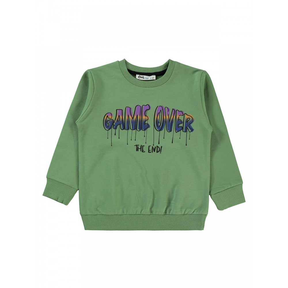 Civil Boys - Green - Boys-Sweatshirt-2-3-4-5 Year (1-1-1-1) 4