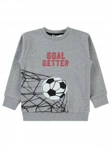 Civil Boys - Gray Melange - Boys-Sweatshirt-2-3-4-5 Year (1-1-1-1) 4