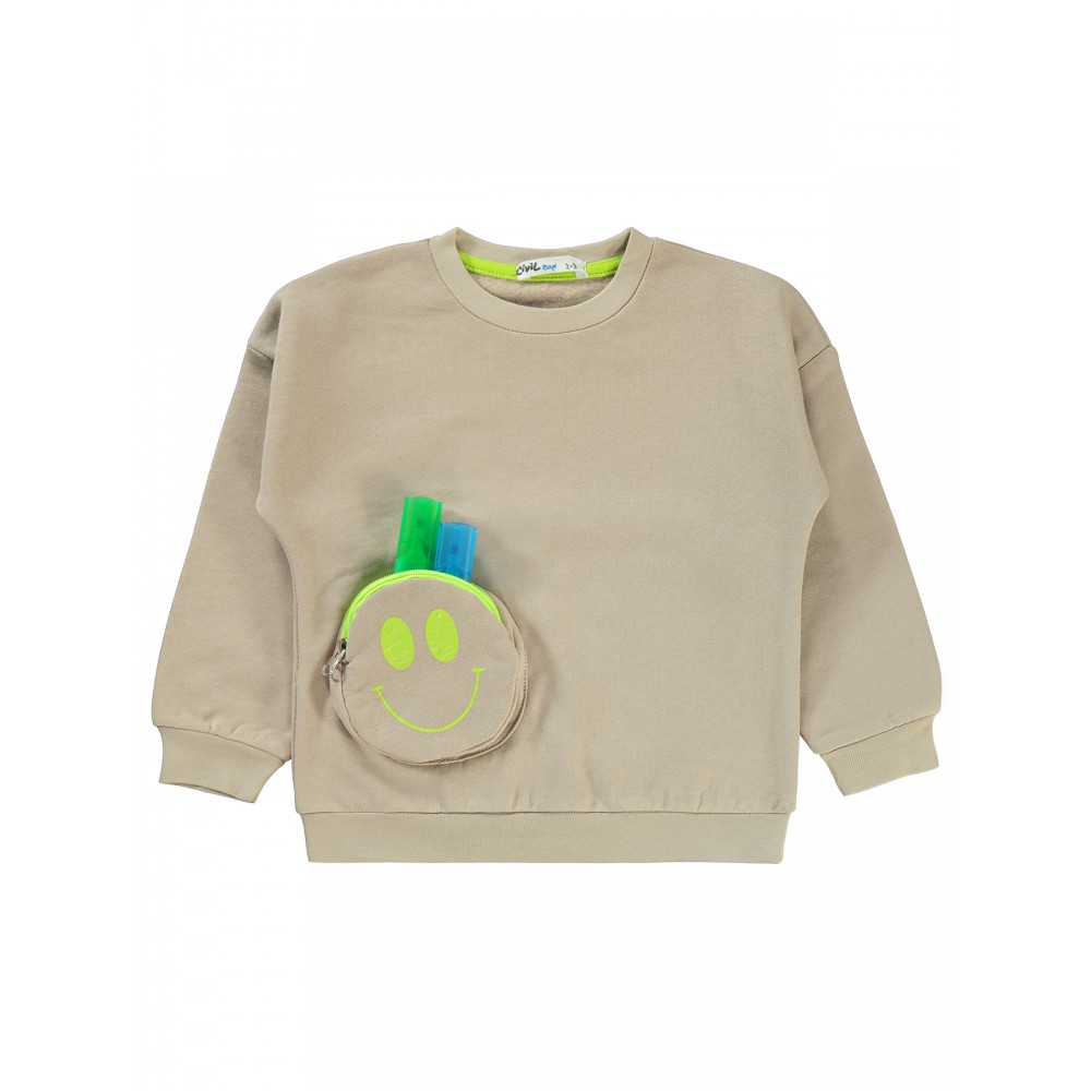 Civil Boys - Beige - Boys-Sweatshirt-2-3-4-5 Year (1-1-1-1) 4