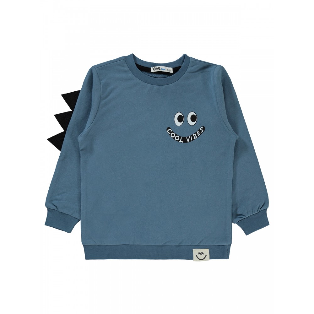 Civil Boys - Indigo - Boys-Sweatshirt-2-3-4-5 Year (1-1-1-1) 4