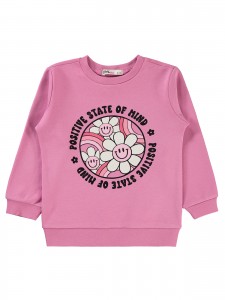 Civil Girls - Peony Pink - Girls-Sweatshirt-2-3-4-5 Year (1-1-1-1) 4