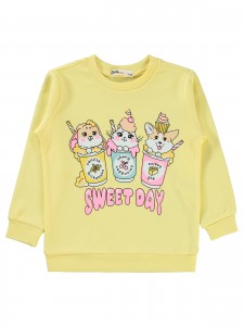 Civil Girls - Light Yellow - Girls-Sweatshirt-2-3-4-5 Year (1-1-1-1) 4